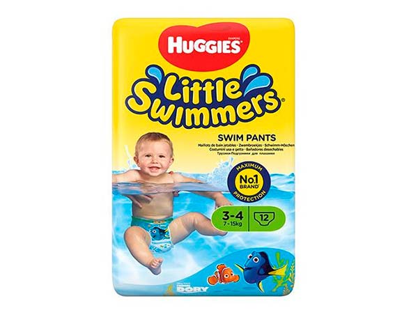Подгузники-трусики для плавания Huggies Little Swimmers Naz 3-4 7-15 кг 12 шт 36000183399