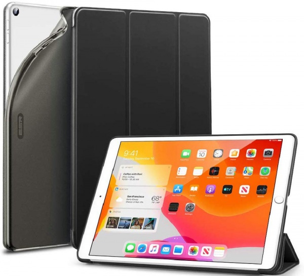 Чехол для планшета ESR Rebound Slim Smart Case iPad 9 | 8 | 7 10.2" (2021 | 2020 | 2019) black (10152)  — фото 1