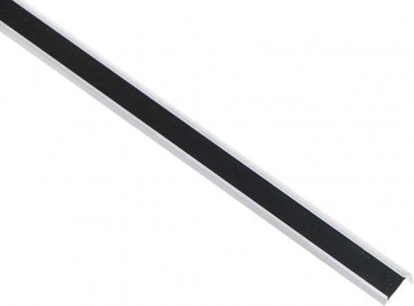 Порожек алюминиевый лестничный Braz Line прямоугольный антискользящая вставка 17,8x14x2000 мм 