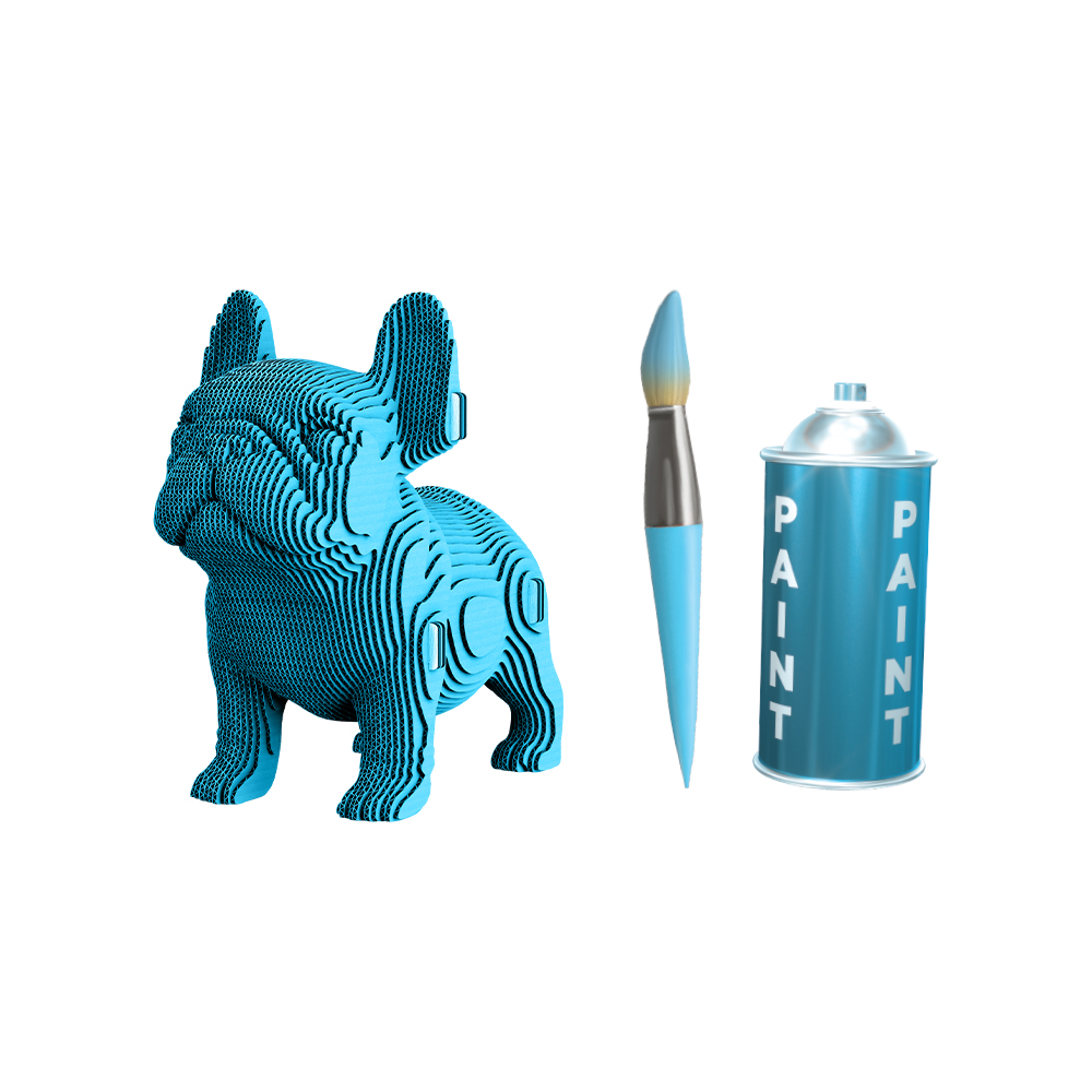 Конструктор картонный Cartonic 3D Puzzle BULLDOG PUPPY CARTMNBULL