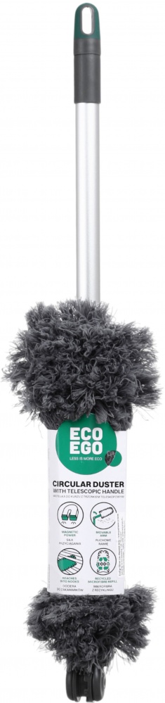Щетка для удаления пыли EcoEgo с телескопической ручкой York 62 см 7040 серый 9913
