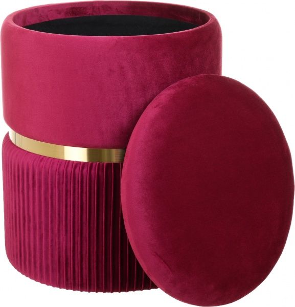Скриня-пуф Bernard 31,5х31,5х38 см винний 