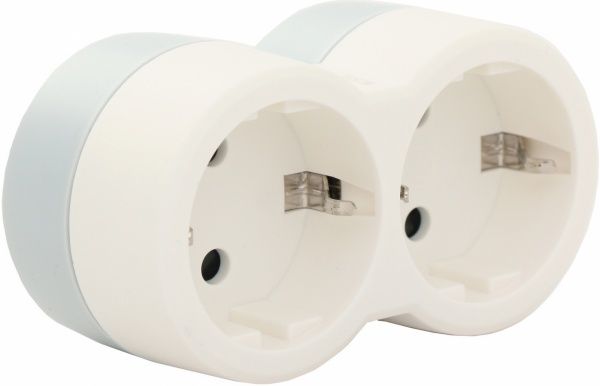 Двойник Legrand 2P+E с заземлением 2 гн. белый 50655 