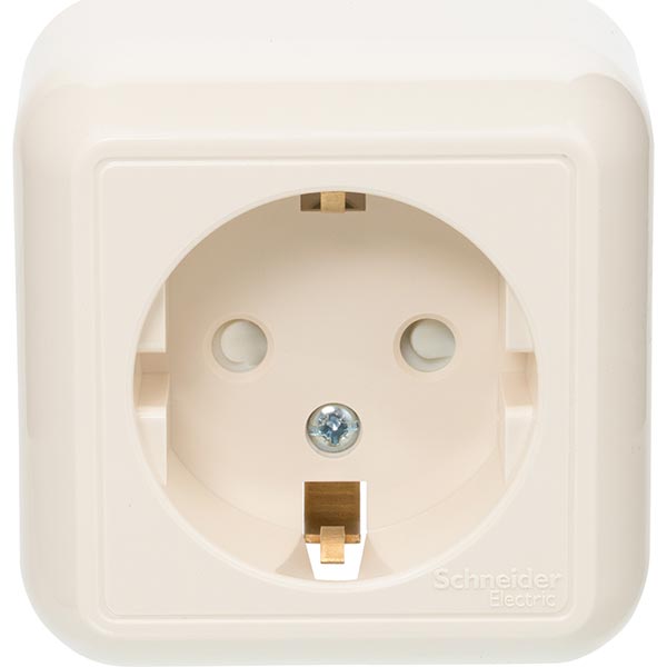 Розетка Wessen Прима RA16-003-1-SI крем