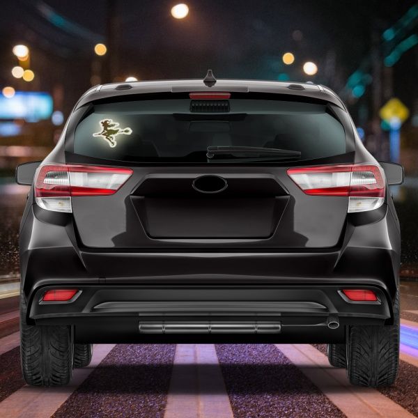 Светоотражающая наклейка Ведьма