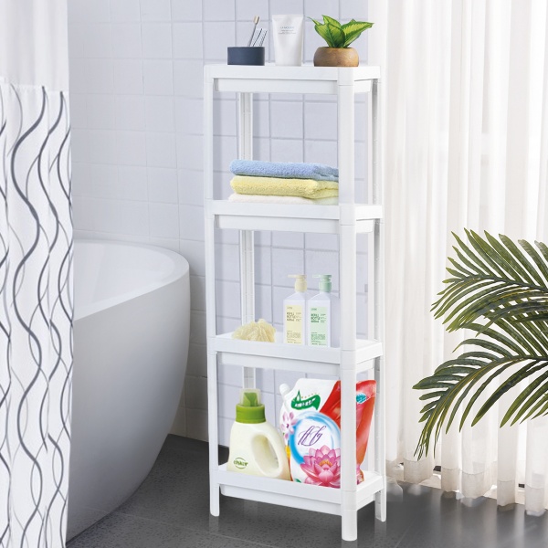 Етажерка MVM 4-рівнева FH-22/4 1010х360х230 мм білий