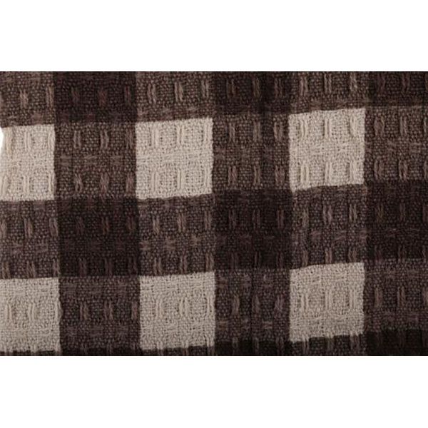 Полотенце вафельное Brown check 38x64 см UP! (Underprice) коричневый 