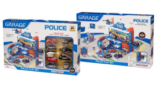 Игровой набор Maya Toys Паркинг Полицейская служба 566-14