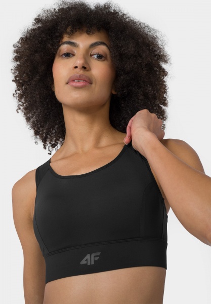 Бра 4F SPORT BRA 4FRSS23USBAF091-20S р.S чорний