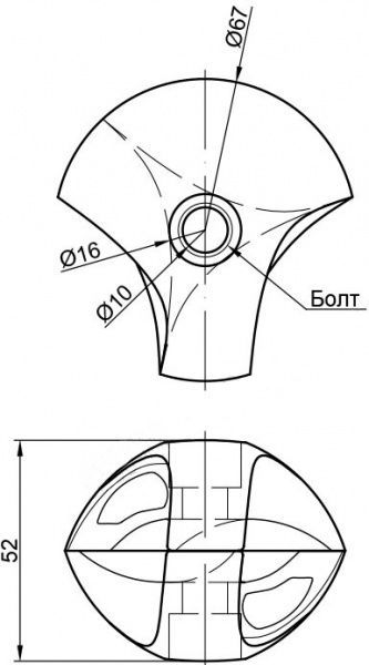 Соединение для трубы DC R-6SX тройное левое