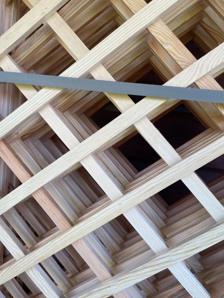 Забор декоративный Штора в рамке 520х1000 мм