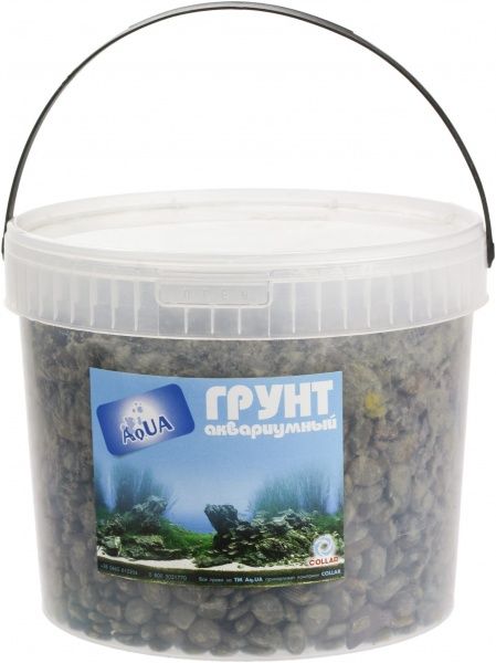 Ґрунт для акваріума Collar Чорна галька 3 л