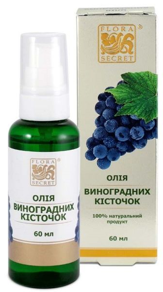 Олія натуральна Flora Secret виноградних кісточок 60 мл