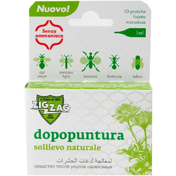 Засіб після укусів комах Zig Zag монодоза 1 упаковка/10 піпеток 10 мл