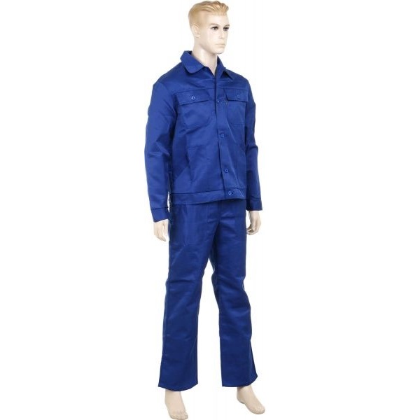 Костюм рабочий Торнадо Евро (куртка и полукомбинезон) рост 5/6 р. 56-58 васильковый
