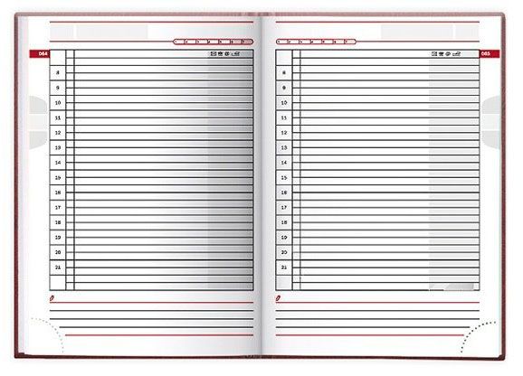 Дневник Агенда Miradur бордовый Brunnen