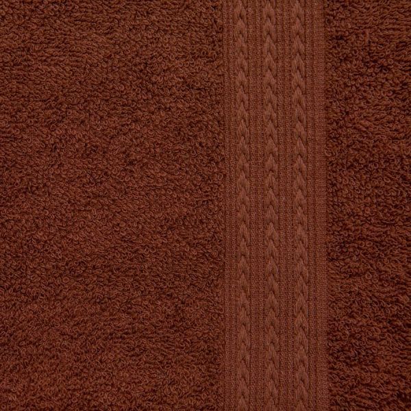 Полотенце Косичка 30x30 см шоколадный Simi 