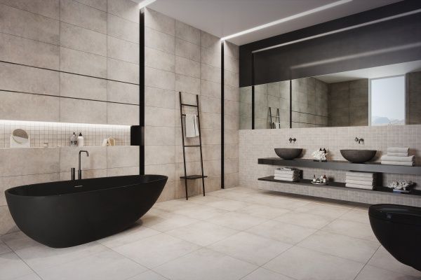 Плитка Konskie group Grey Wind Antracite Lapp. 60x60 (1,8) . 