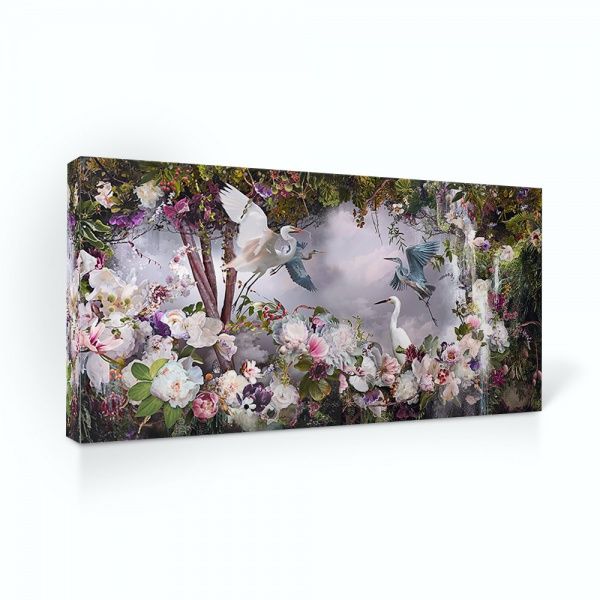 Репродукция Флористика 96x48 см 