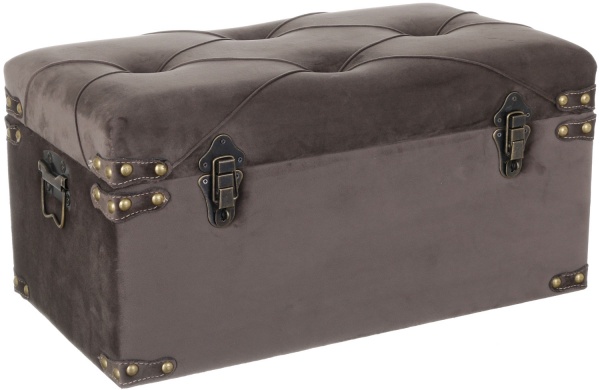 Скриня-пуф Велюр мокко 57х30х29 см 