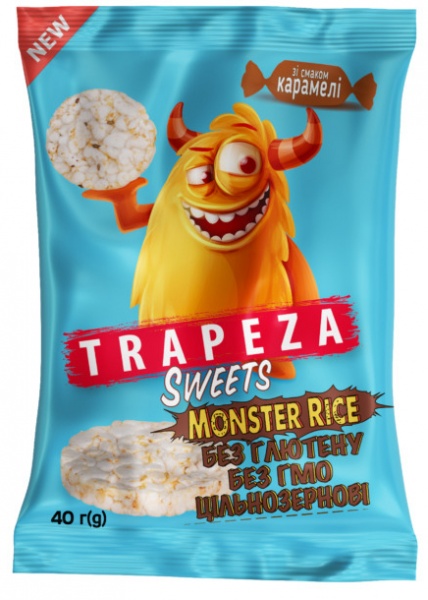 Галети ТРАПЕЗА зі смаком карамелі