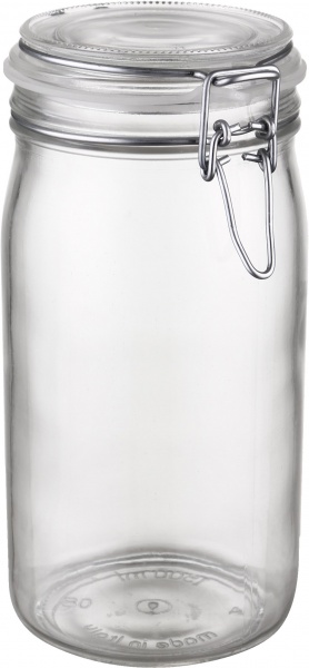 Банка для сыпучих с бугельной крышкой 1,5 л Borgonovo