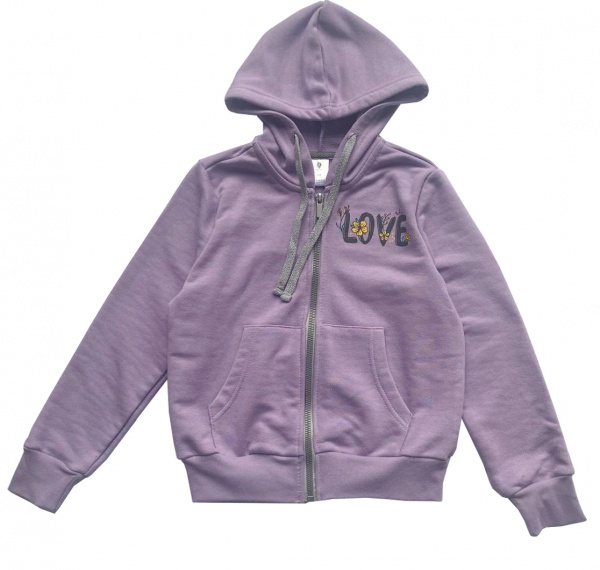 Толстовка для дівчинки Роза р.158 бузковий 221119 