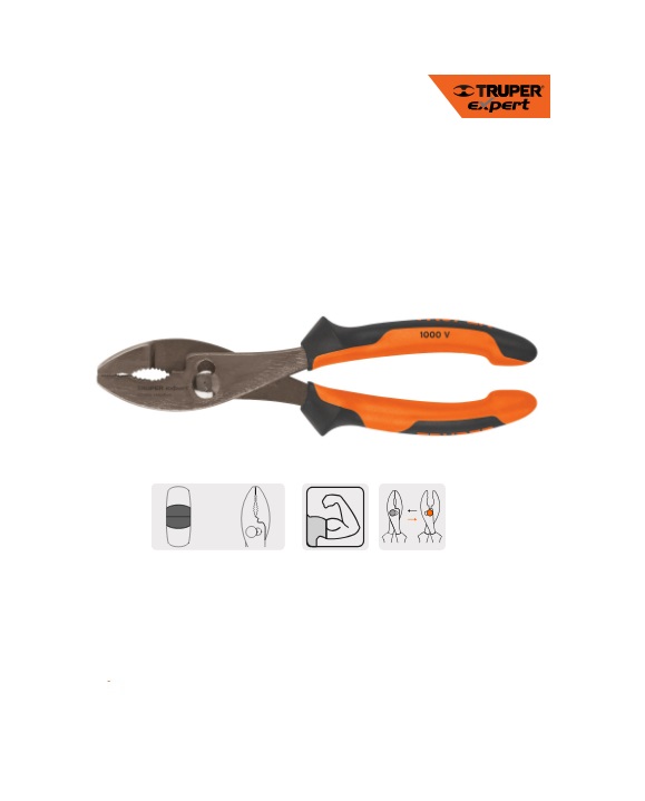 Пасатижі Truper Профі переставні Cr-V 200 мм PCH-8X