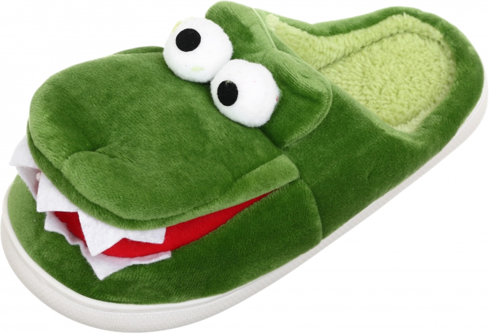 Тапочки для мальчиков HW Крокодил р.32-33 зеленый NULL