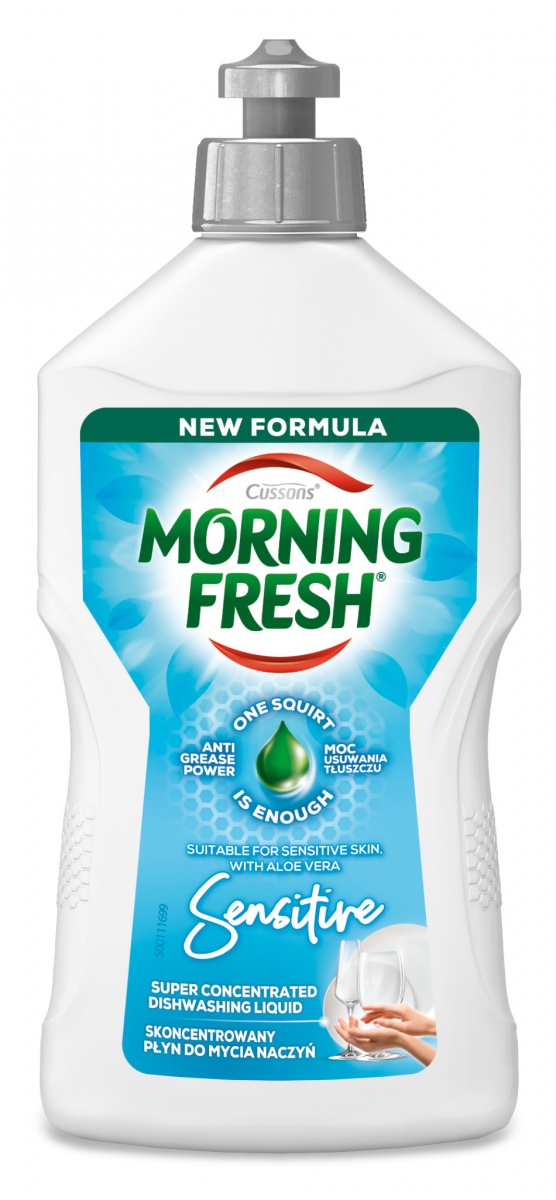 Засіб для ручного миття посуду Morning Fresh Sensitive 0,4л — фото 1