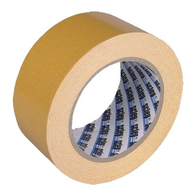 Лента клейкая двухсторонняя Hardy на тканевой основе 50 мм 25 м