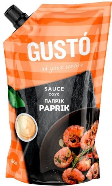 Соус Gusto Paprik 180 г