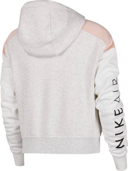 Джемпер Nike W NSW AIR HOODIE FZ BB BV4771-051 р. S серый
