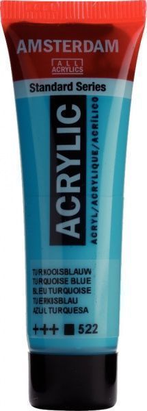 Фарба акрилова бірюзовий синій 522 20 мл Amsterdam Standart Royal Talens