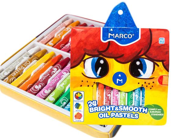 Набір олійної пастелі Bright&Smooth 1100OP-24CB Marco 24 шт.
