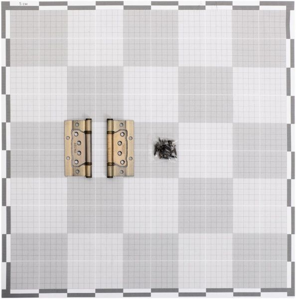 Петля евро  BRUNO 36249 Eurocento 100x2.2 мм античная латунь 2 шт