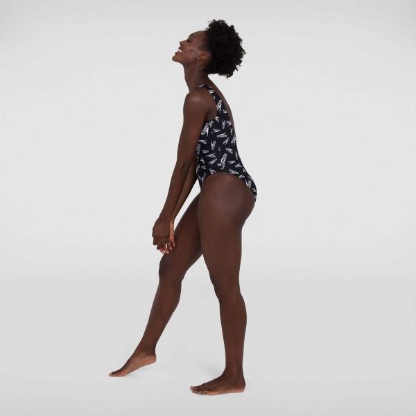 Купальник Speedo DEEP_U-BK_HI_LEG_1PC_PT_AF 8-12369F392 р.40 черно-белый