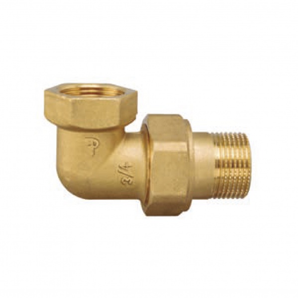 Коліно 45° ВЗ Pattaroni латунне 3/4