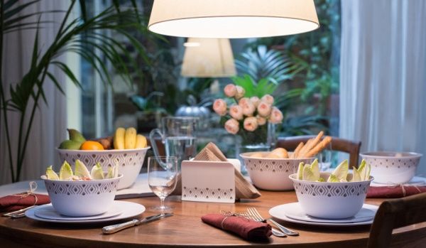 Подставка для салфеток Tosca бело-коричневая (55350) Stefanplast