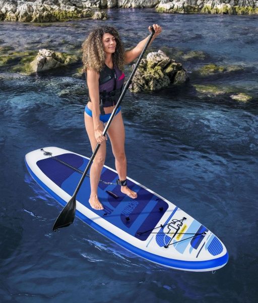 SUP-доска Bestway Oceana Convertible 305x84x12 см (65350) белый/синий