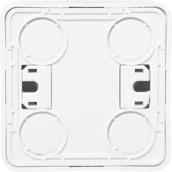 Кнопочный одноклавишный Schneider Electric Прима с подсветкой 220В белый WDE001015