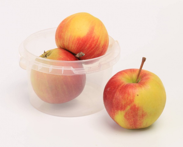 Відро Poliplast з пластиковою ручкою (харчовий пластик) 0,5 л прозорий 