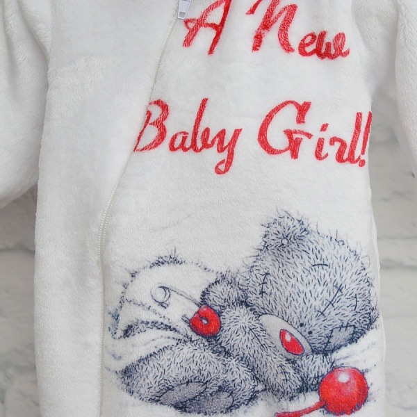 Человечек для девочки Blanka Мишка р.68 белый 110161 