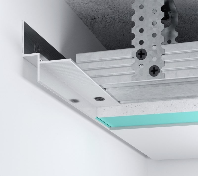 Профиль теневого шв АЛЮПРО ПАС-3251 RAL-9016 мат 3м