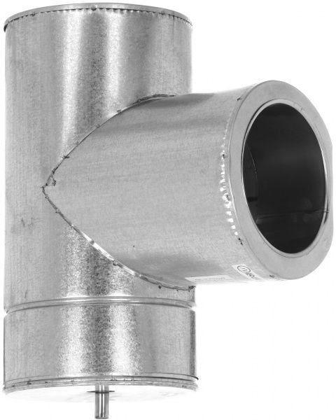 Тройник термо 1 мм нерж/оц Ф160/220 мм 87°LIRA-LTD 