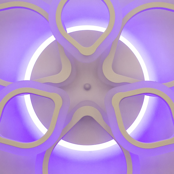 Люстра світлодіодна Luminaria 6R680/120 90 Вт білий AZALIA RGB 80W+10W 