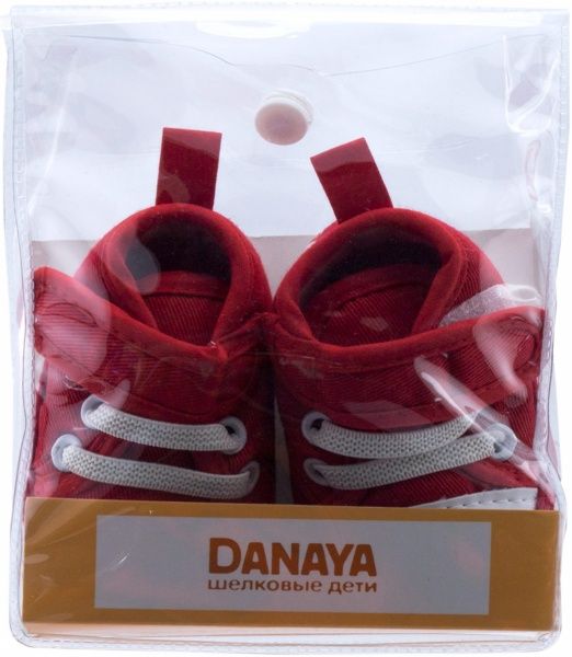 Пинетки детские Danaya K09-B0004 р.17 красный с белым 