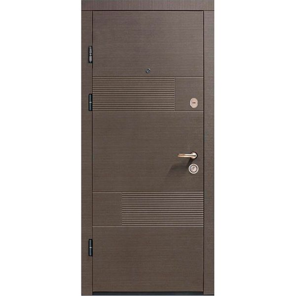 Дверь входная Министерство дверей КС 58+ венге серый 2050x960мм левая
