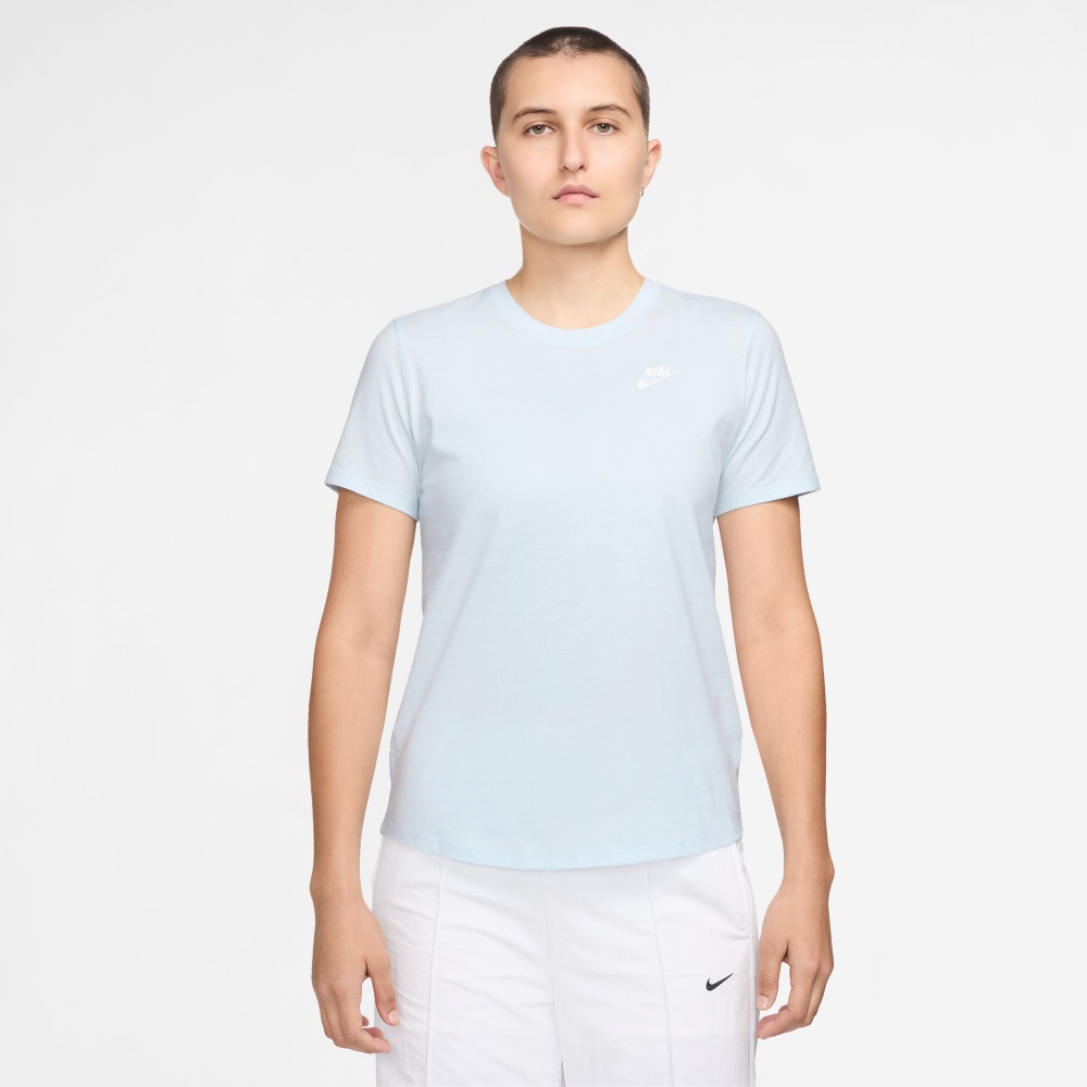 Футболка Nike W NSW CLUB SS TEE DX7902-423 р.L голубой