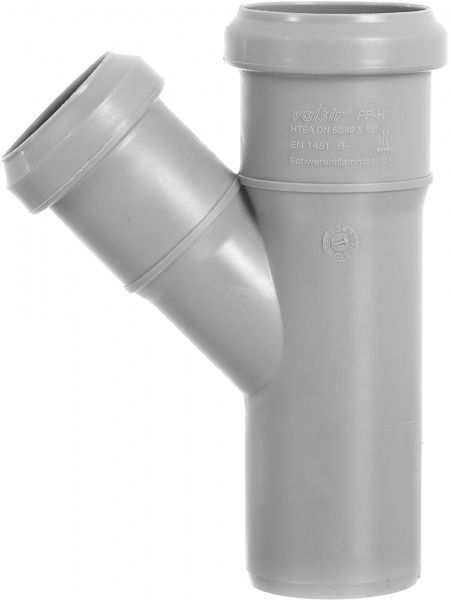 Тройник Valsir O50/40 Htea 45°